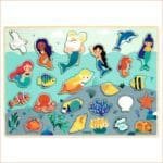 Puzzle lemn Ocean, Djeco - imagine 3