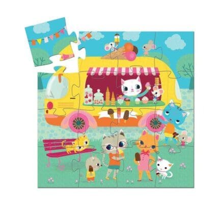 Puzzle Masina de inghetata, Djeco