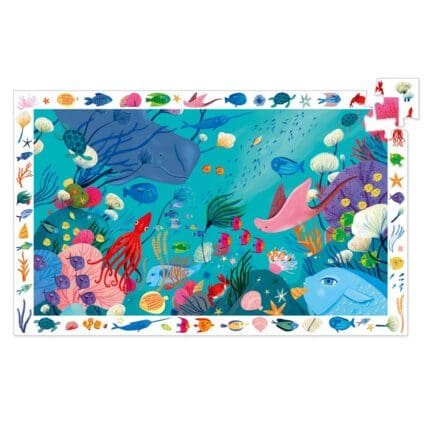 Puzzle observatie Acvatic, Djeco