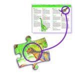 Puzzle observatie Dinozauri, Djeco - imagine 2