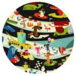 Puzzle observatie Raliul masinilor, Djeco - imagine 2