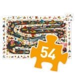 Puzzle observatie Raliul masinilor, Djeco - imagine 4