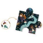 Puzzle observatie Scoala de vrajitori, Djeco - imagine 2