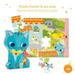 Puzzle Pisici jucause, Djeco