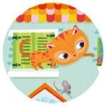 Puzzle Pisici jucause, Djeco - imagine 3