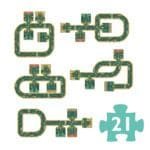 Puzzle Pop to play Drumuri, Djeco - imagine 2