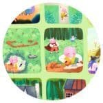 Puzzle poveste Cei trei purcelusi, Djeco - imagine 3