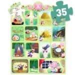 Puzzle poveste Cei trei purcelusi, Djeco - imagine 4