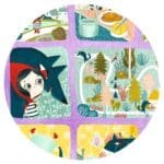 Puzzle poveste Scufita Rosie, Djeco - imagine 2