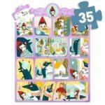 Puzzle poveste Scufita Rosie, Djeco - imagine 3