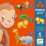 Puzzle progresiv Animale salbatice, Djeco