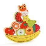 Puzzle si joc de echilibru Fructe, Djeco - imagine 2