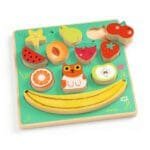 Puzzle si joc de echilibru Fructe, Djeco - imagine 3