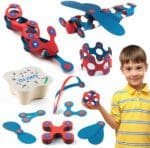 Set Clixo de construit cu magnet, Itsy pack Flamingo-Turquoise 18 - imagine 3