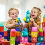 Set cuburi din spuma cu magnet Blockaroo, Avion 10 piese - imagine 4