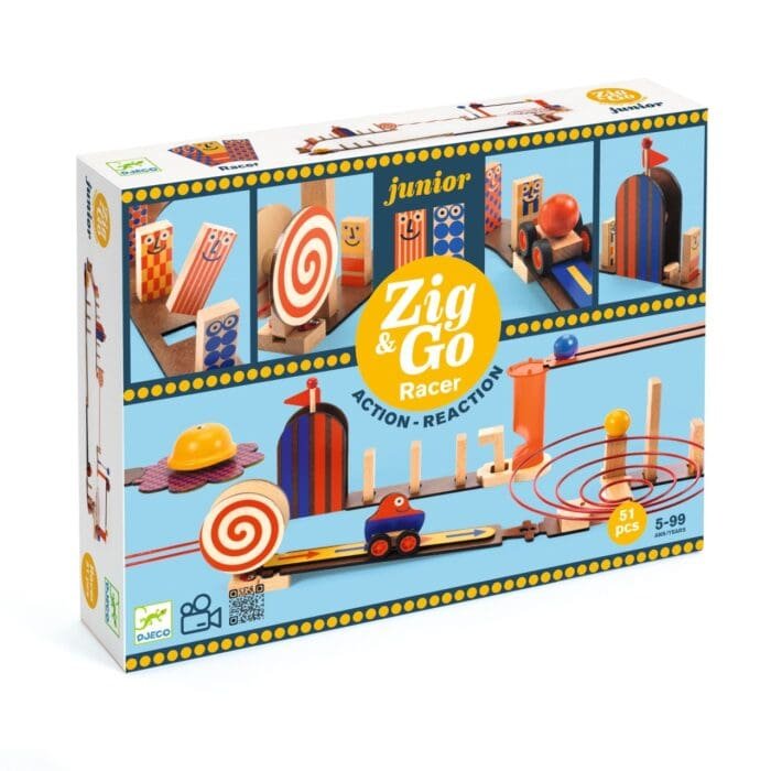 Set de constructie trasee Zig & Go Junior, Djeco - imagine 2