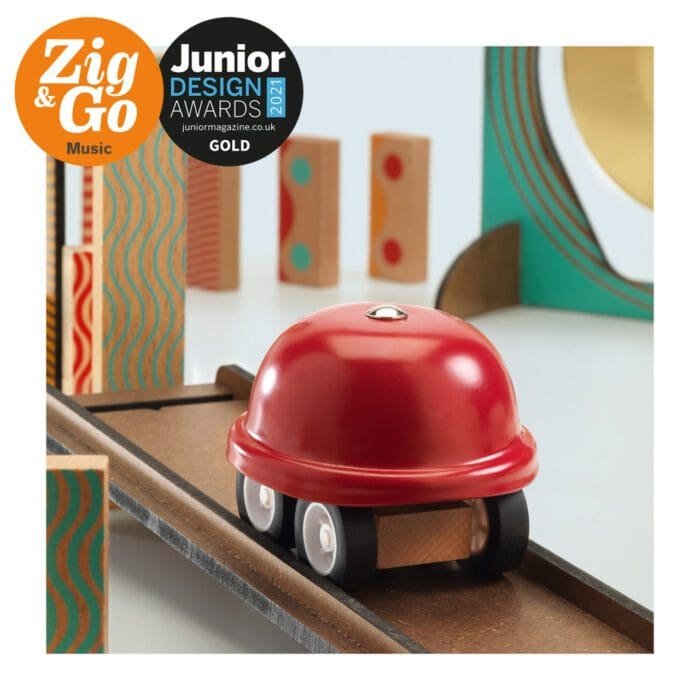 Set de constructie trasee Zig & Go Muzica 52 piese, Djeco - imagine 4