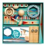 Set de constructie trasee Zig & Go Roll 28 piese, Djeco - imagine 2