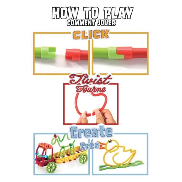 Set de construit cu magnet Spaghetteez 35 piese - imagine 4