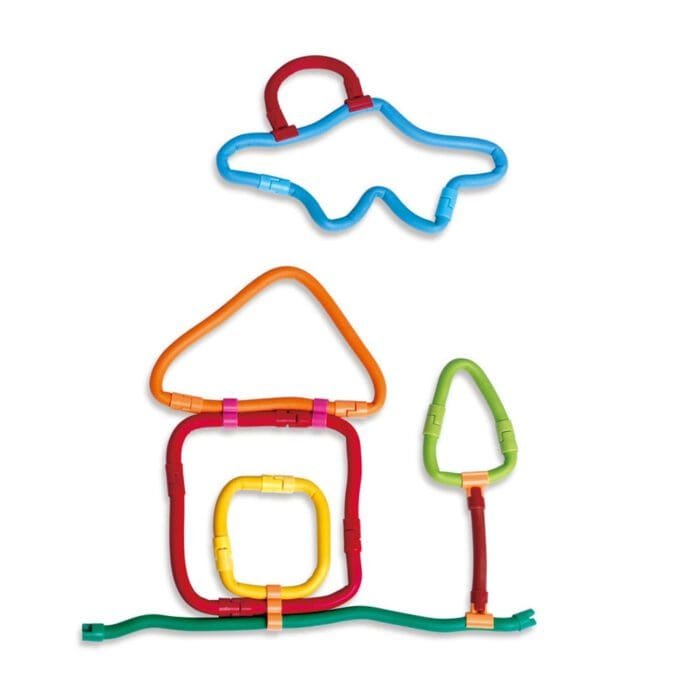 Set de construit cu magnet Spaghetteez 70 piese - imagine 4