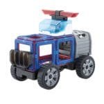 Set magnetic de construit- Magformers, masini de interventie - imagine 3