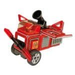 Set magnetic Magformers, Uimitorul set cu vehicule de interventie - imagine 3