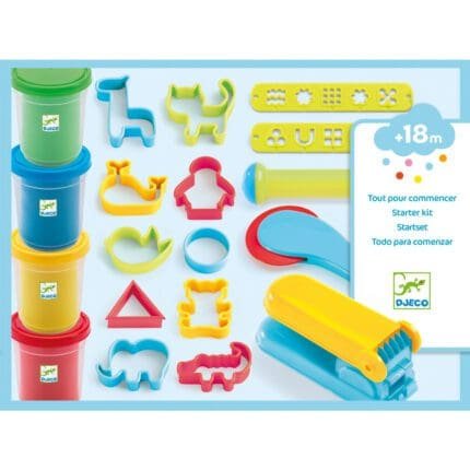 Set modelaj cu plastilina Culori de baza, Djeco