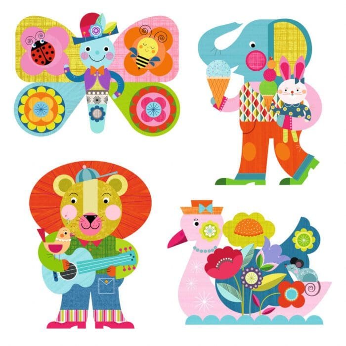 Set pictura cu apa Animalo-Len, Djeco - imagine 4