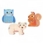 Set Puzzle-uri evolutive In padure, Djeco - imagine 2