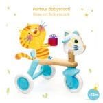 Tricicleta lemn fara pedale, Djeco - imagine 2