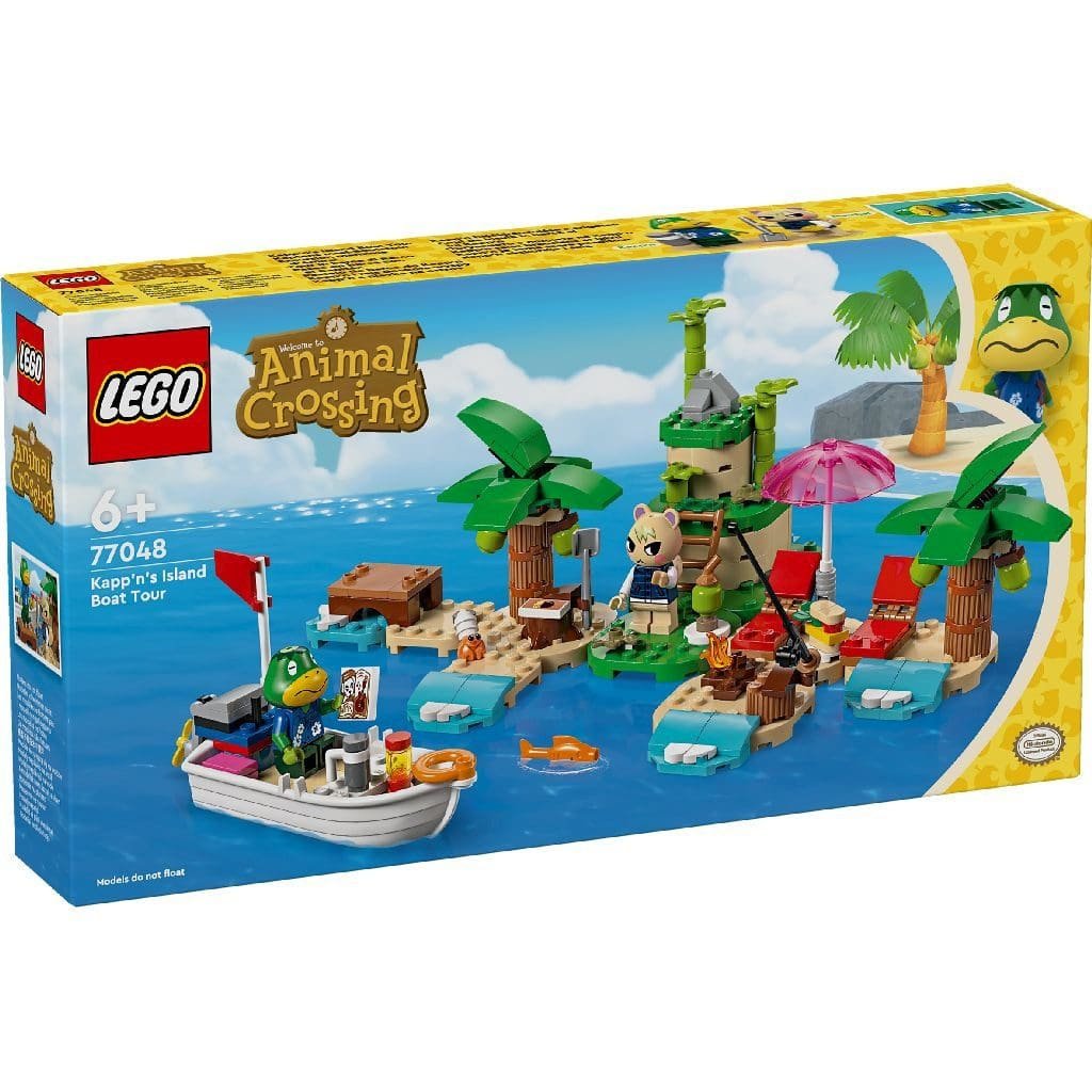 1 LEGO ANIMAL CROSSING TURUL INSULEI IN BARCA AL LUI KAPP N 77048 - imagine 1