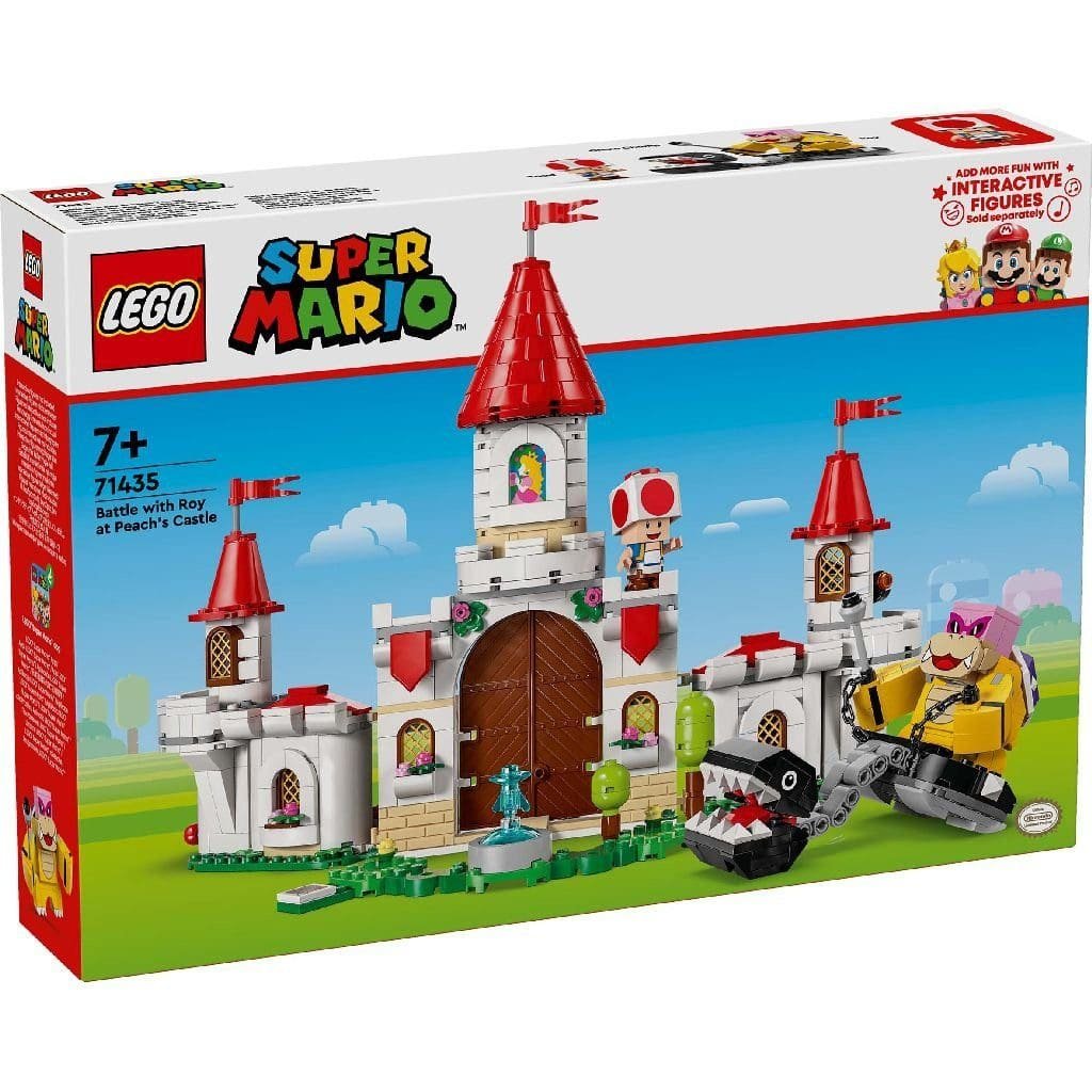 1 LEGO SUPER MARIO BATALIA CU ROY LA CASTELUL LUI PEACH 71435 - imagine 1