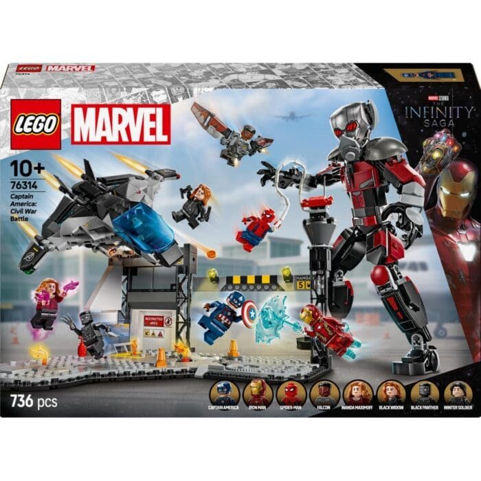 LEGO SUPER HEROES BATALIA DIN CAPTAIN AMERICA: CIVIL WAR 76314 - imagine 2