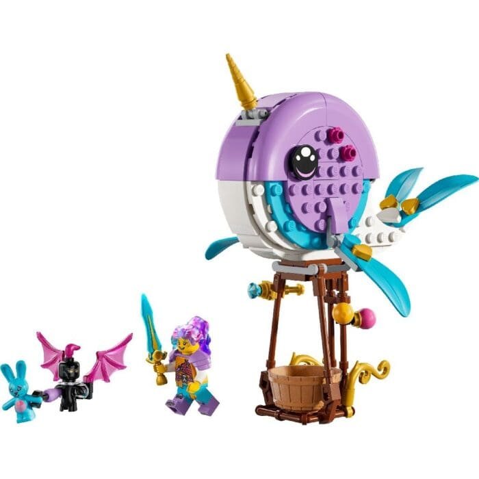 LEGO DREAMZ BALONUL CU AER CALD IN FORMA DE NARVAL AL LUI IZZIE 71472 - imagine 2