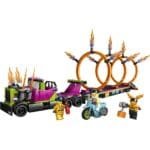 LEGO CITY CAMION DE CASCADORIE SI PROVOCAREA CERCURILOR DE FOC 60357 - imagine 2