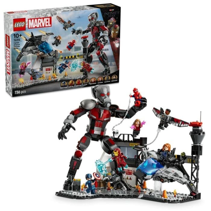 LEGO SUPER HEROES BATALIA DIN CAPTAIN AMERICA: CIVIL WAR 76314 - imagine 3