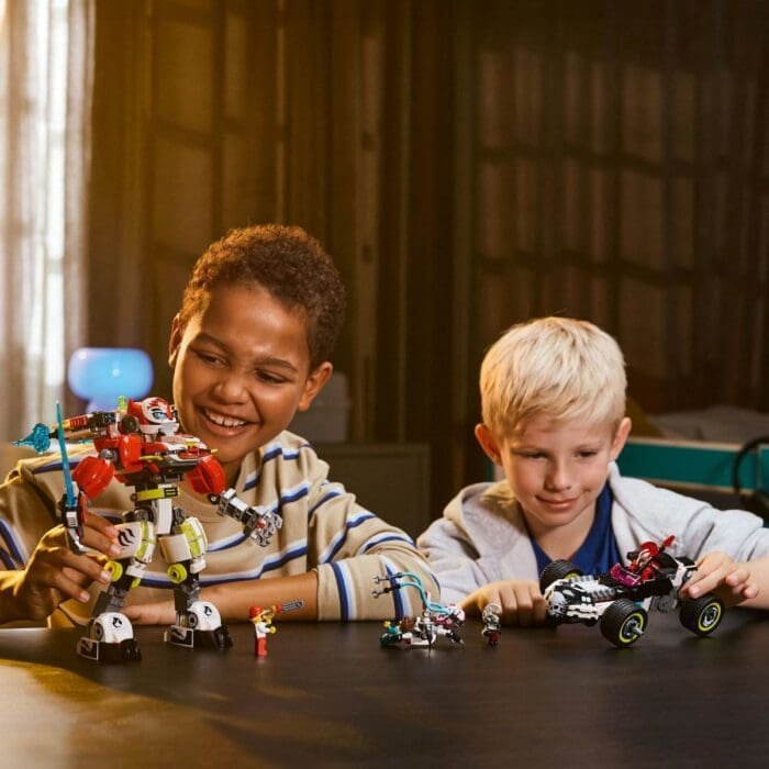 3 LEGO DREAMZZZ ROBOTUL TIGRU AL LUI COOPER SI MASINA HOT ROD A LUI ZERO 71497 - imagine 3