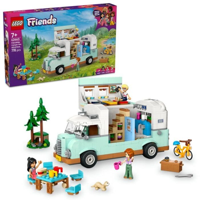 LEGO FRIENDS AVENTURA ÎN RULOTA CU PRIETENII 42663 - imagine 4