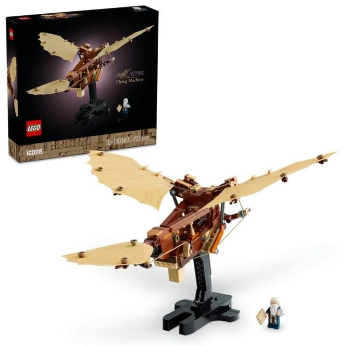 LEGO ICONS MASINA ZBURATOARE A LUI LEONARDO DA VINCI 10363 - imagine 4