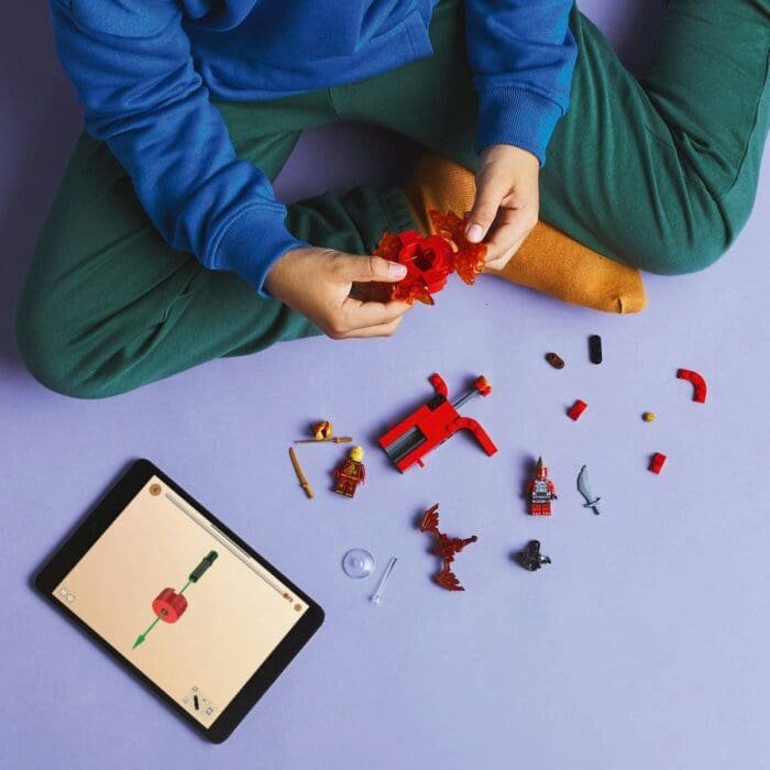 LEGO NINJAGO DRAGONUL SPINJITZU ROTITOR AL LUI KAI 71823 - imagine 4