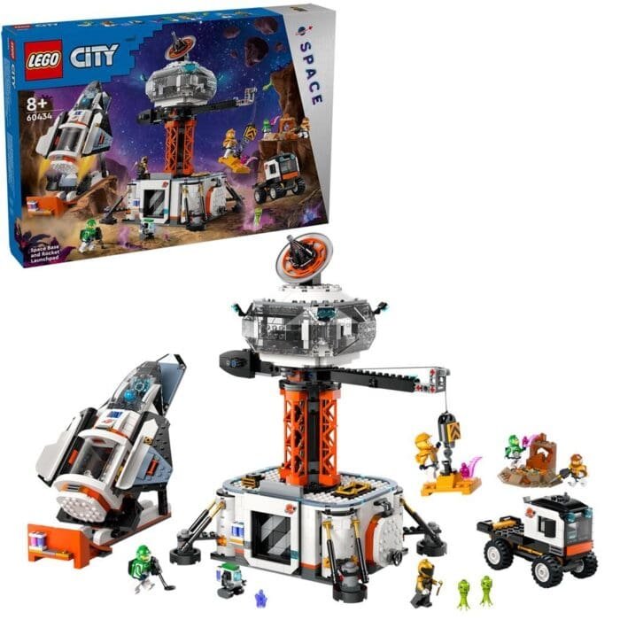 LEGO CITY BAZA SPATIALA SI PLATFORMA DE LANSARE A RACHETEI 60434 - imagine 5