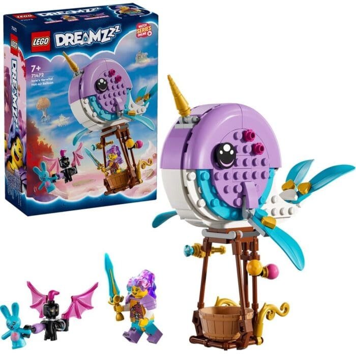 LEGO DREAMZ BALONUL CU AER CALD IN FORMA DE NARVAL AL LUI IZZIE 71472 - imagine 5