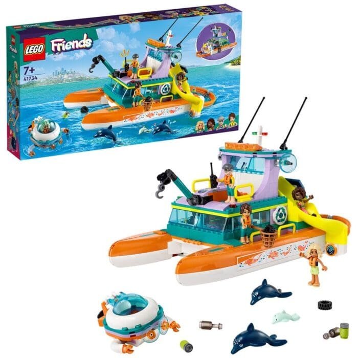 LEGO FRIENDS BARCA DE SALVARE PE MARE 41734 - imagine 5