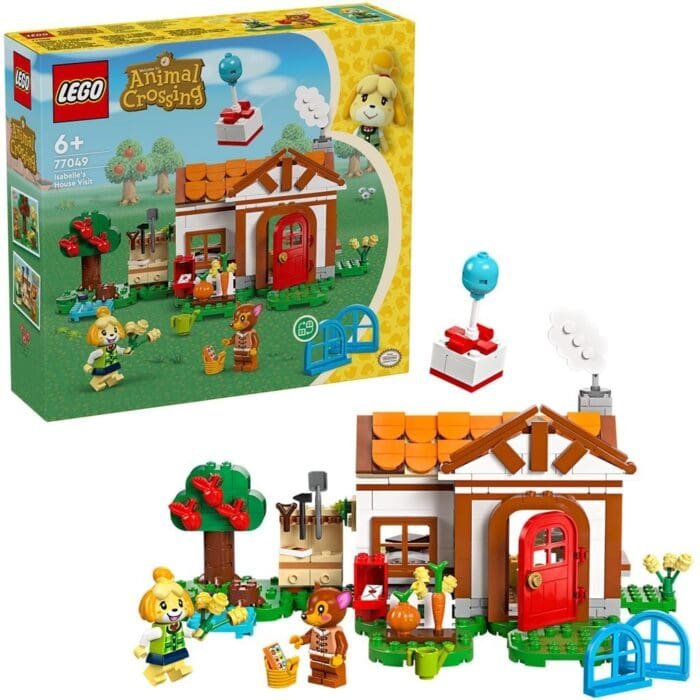 LEGO ANIMAL CROSSING ISABELLE VINE IN VIZITA 77049 - imagine 5