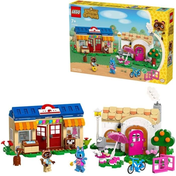 LEGO ANIMAL CROSSING NOOK S CRANNY SI CASA LUI ROSIE 77050 - imagine 5