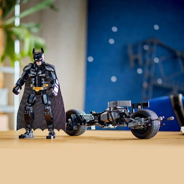 LEGO SUPER HEROES FIGURINA DE CONSTRUCTIE BATMAN SI MOTOCICLETA BAT-POD 76273 - imagine 5