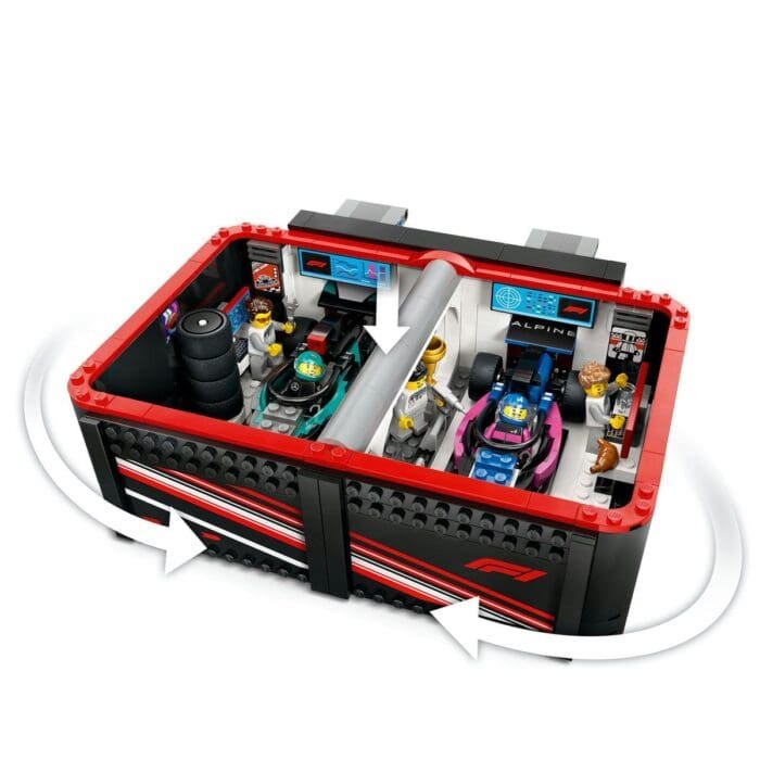 LEGO CITY GARAJ F1 SI MASINI MERCEDES-AMG SI ALPINE 60444 - imagine 5