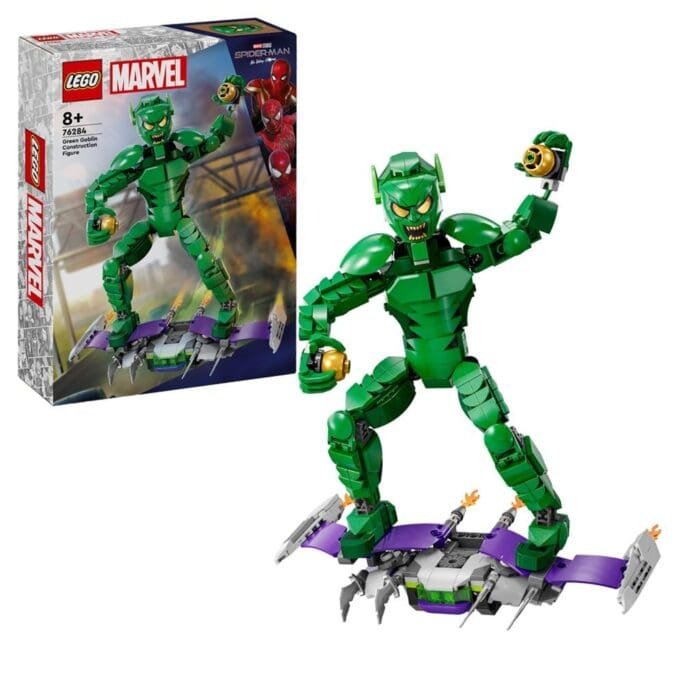LEGO MARVEL SUPER HEROES FIGURINA DE CONSTRUCTIE GREEN GOBLIN 76284 - imagine 6