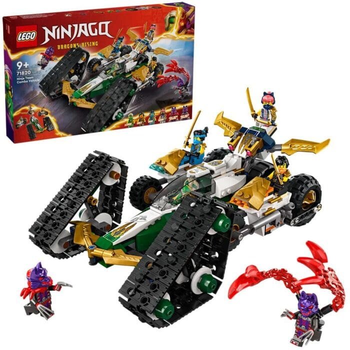 LEGO NINJAGO VEHICUL COMBINAT AL ECHIPEI NINJA 71820 - imagine 6