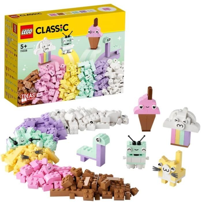 LEGO CLASSIC DISTRACTIE CREATIVA IN CULORI PASTELATE 11028 - imagine 6